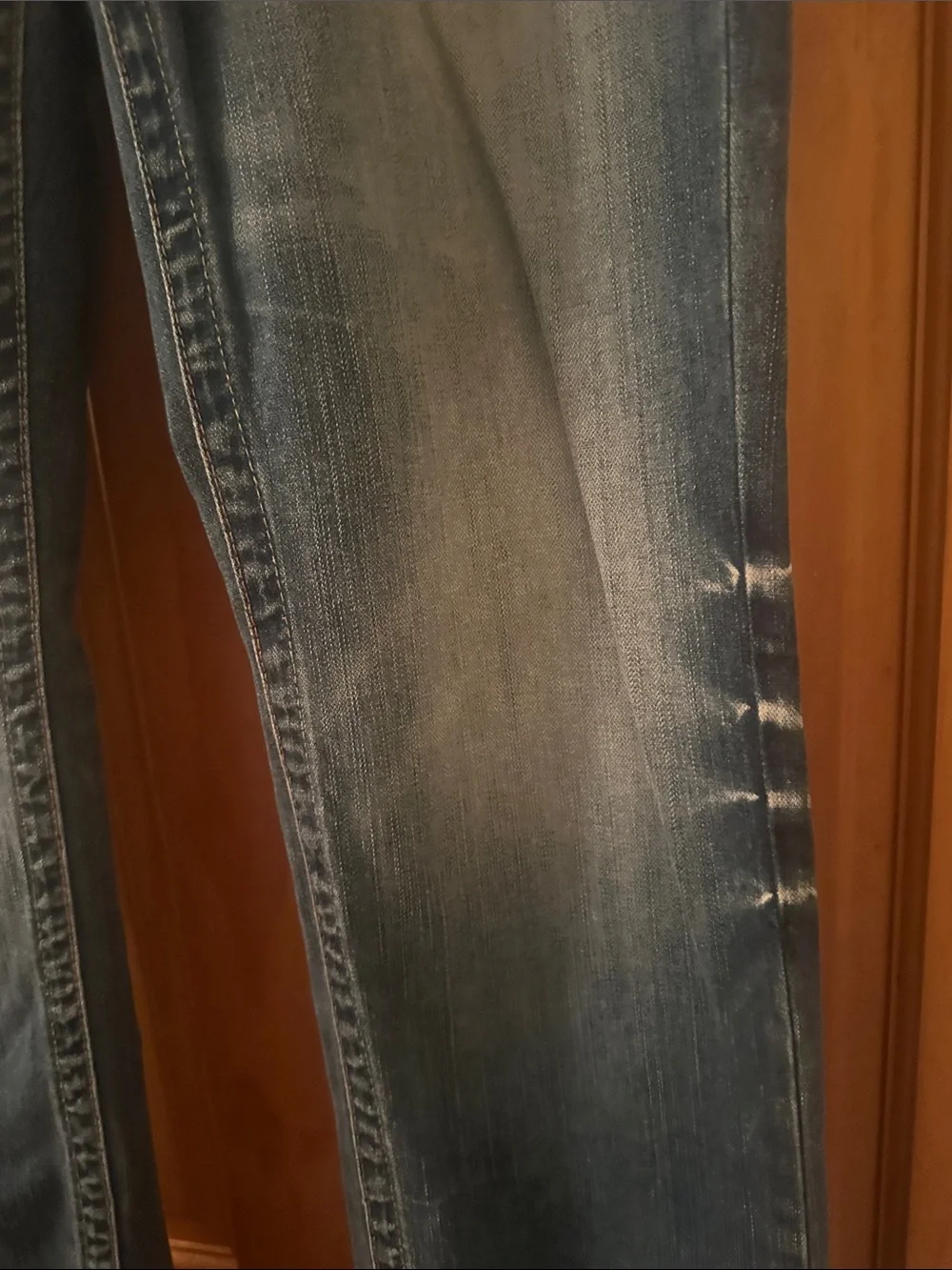 True Religion Men's Slim Washed Blue Denim Jeans